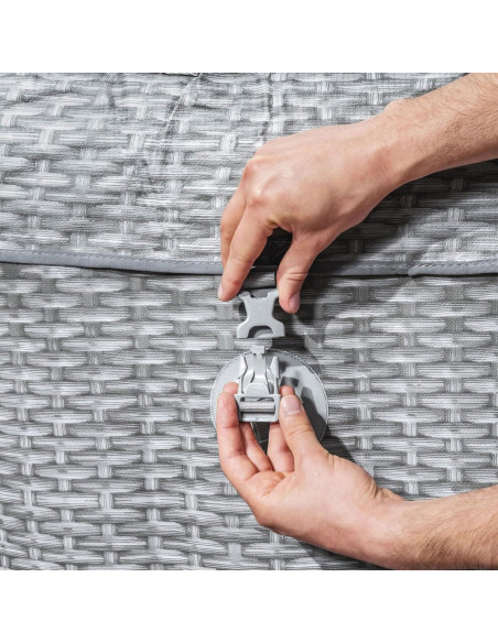 Cascada LED SaluSpa + Jacuzzi Inflable Sicily 7 Personas