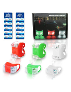 Luces de Navegación Botepon para Kayak Nocturno - 4 Pcs LED