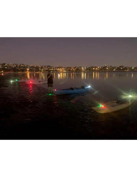 Luces de Navegación Botepon para Kayak Nocturno - 4 Pcs LED
