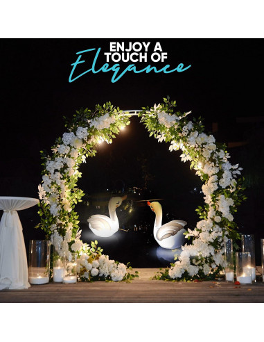 Luces Flotantes para Piscina TIALLY Cisne Blanco 2 Paquete