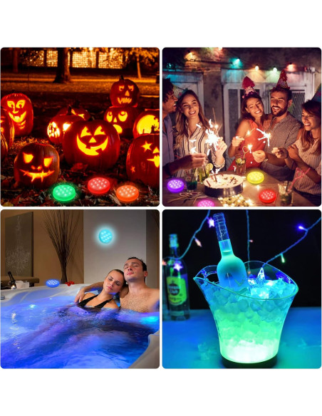 Luces LED Sumergibles TEPENAR 2023 con Control Remoto IP68