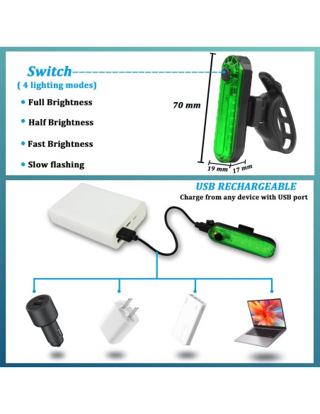 Luces de Navegación Botepon para Kayak y Barco - Impermeables