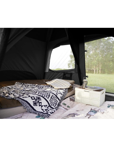 Carpa de Camping Vidalido para 4-6 Personas Doble Capa Impermeable