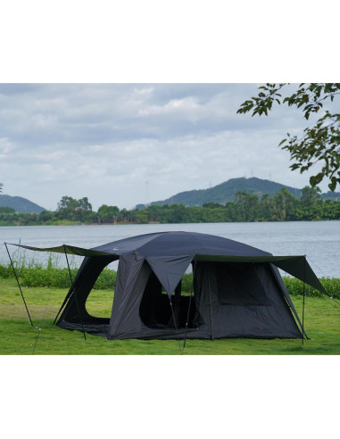 Carpa de Camping Vidalido para 4-6 Personas Doble Capa Impermeable