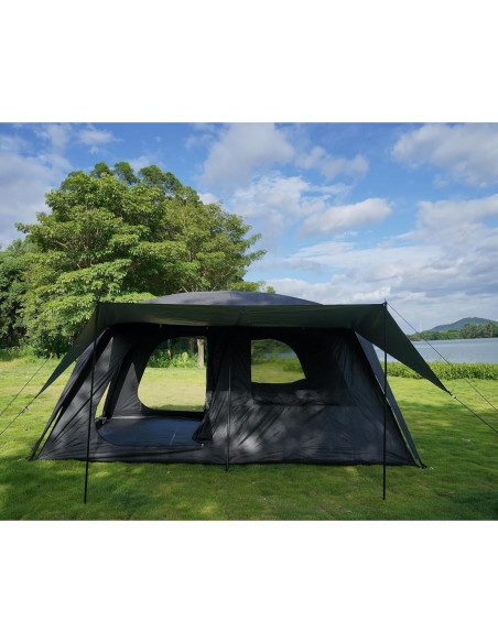 Carpa de Camping Vidalido para 4-6 Personas Doble Capa Impermeable