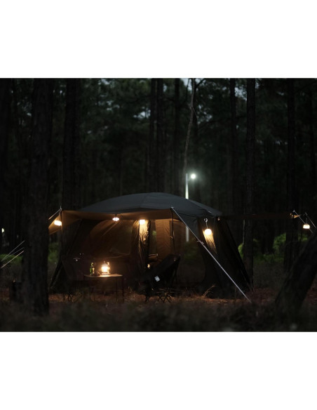 Carpa de Camping Vidalido para 4-6 Personas Doble Capa Impermeable