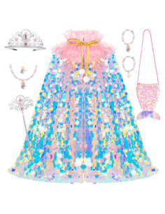 Disfraz de Princesa Meland para Niñas 3-8 Años 11 Piezas