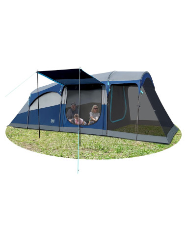 Tienda de Camping TIMBER RIDGE para 8 Personas 6.1x2.4m Impermeable