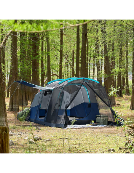 Tienda de Camping TIMBER RIDGE para 8 Personas 6.1x2.4m Impermeable
