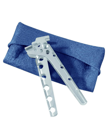 Agarrador de Olla MSR PanHandler con Funda PackTowl Plata