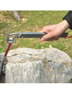 Martillo de Garra Segutage para Camping 280g Acero Inoxidable 2