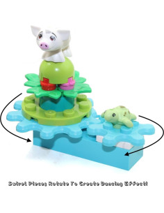 LEGO Minifigura Disney Moana Pua y Tortuga Bebé 2,5cm 2