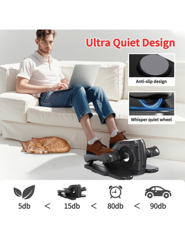 Máquina Elíptica Bajo Escritorio ATHSPO 502 con Control Remoto