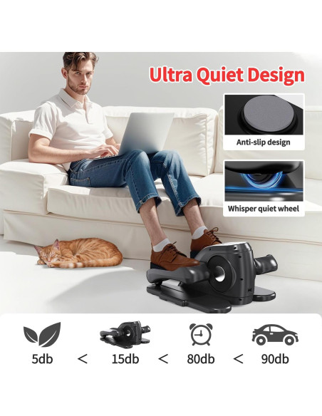 Máquina Elíptica Bajo Escritorio ATHSPO 502 con Control Remoto