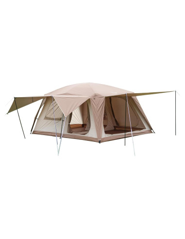 Carpa de Camping Vidalido para 8-10 Personas Impermeable
