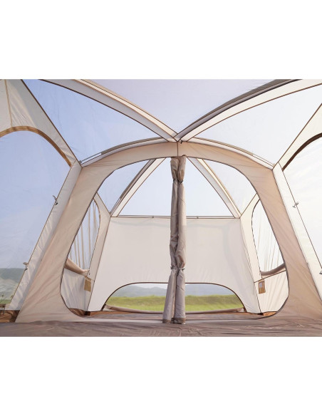 Carpa de Camping Vidalido para 8-10 Personas Impermeable