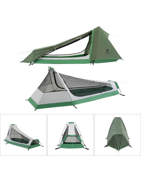 Tienda Bivy GEERTOP para 1 Persona Impermeable 4 Temporadas