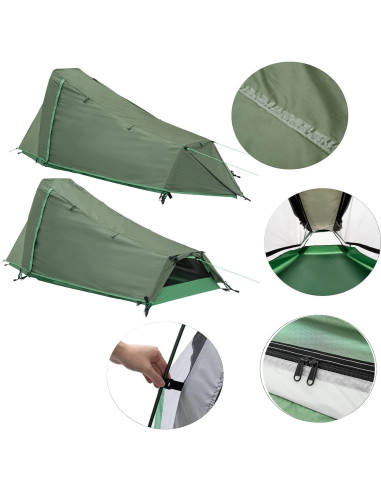 Tienda Bivy GEERTOP para 1 Persona Impermeable 4 Temporadas