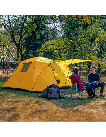 Carpa KAZOO URANUS 4 Personas Impermeable Doble Capa
