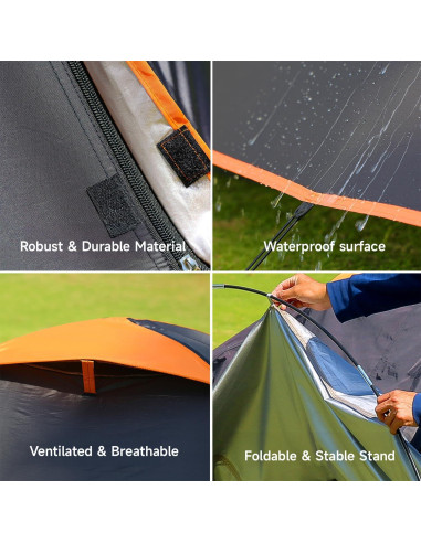 Tienda de Camping EchoSmile LTT210WGLH para 4 Personas