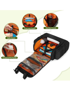 Organizador de Cocina Táctico HODRANT Negro 33x14x38cm 2