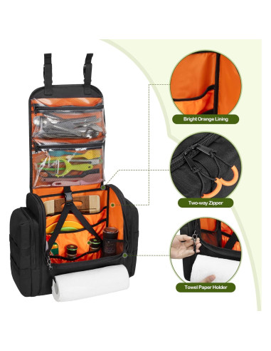 Organizador de Cocina Táctico HODRANT Negro 33x14x38cm