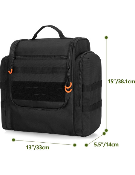 Organizador de Cocina Táctico HODRANT Negro 33x14x38cm