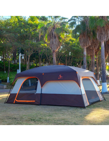 Carpa KTT Extra Grande 14 Personas Impermeable 2 Habitaciones Carpa KTT Extra Grande 14 Personas Impermeable 2 Habitaciones