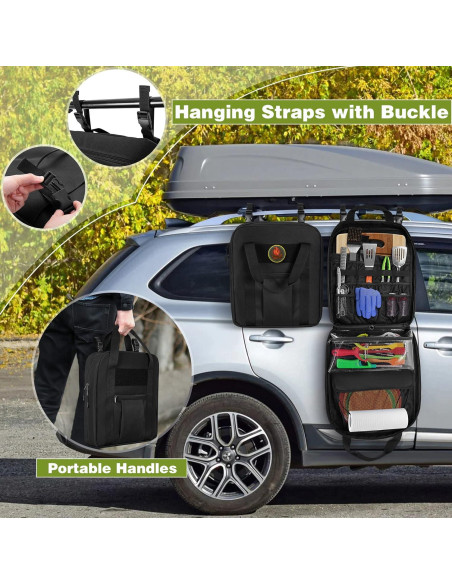 Organizador de Utensilios de Camping HODRANT Hd01601 Negro Organizador de Utensilios de Camping HODRANT Hd01601 Negro