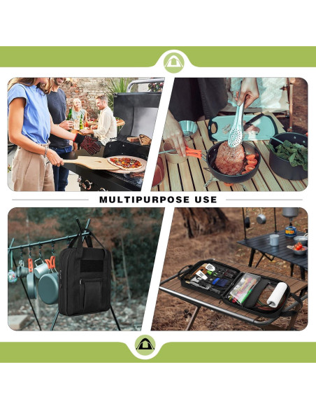 Organizador de Utensilios de Camping HODRANT Hd01601 Negro Organizador de Utensilios de Camping HODRANT Hd01601 Negro