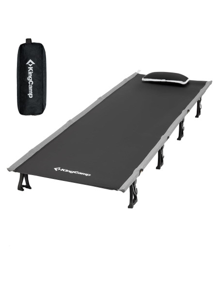 Cama Plegable KingCamp para Camping 190.5x63.5cm Soporta 120kg