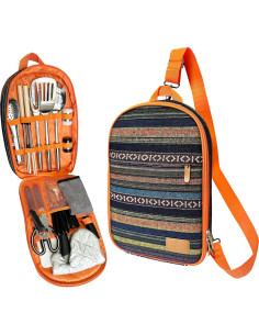 Juego de Utensilios de Cocina para Camping Bsotas 31 Piezas 2