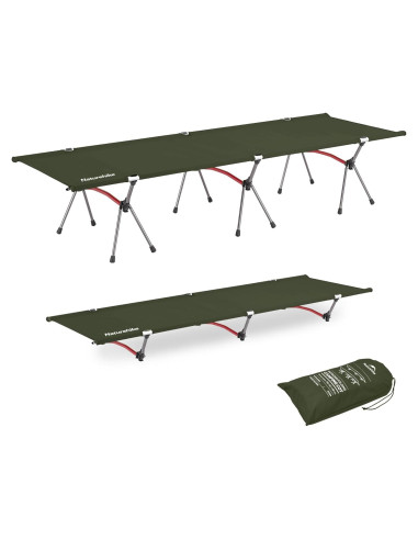 Cama de Camping Plegable Naturehike ArmyWild 189.9x65x38cm