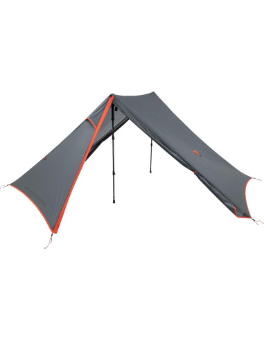 Tienda de Montañismo ALPS Hex 2 Personas - Carbón/Rojo