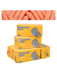 Cuerda Paracord 550LB JOPOY 33.5m Reflectante Nylon Camping