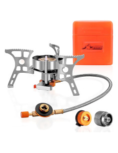 Estufa de Camping WADEO 3900W Portátil a Prueba de Viento