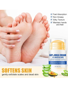 Crema para Pies ISHERBIN-ZS 60% Urea 40g Hidratante 2