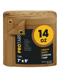 Lona Resistente PROTARP 7x9 pies a Prueba de Agua UV Marrón
