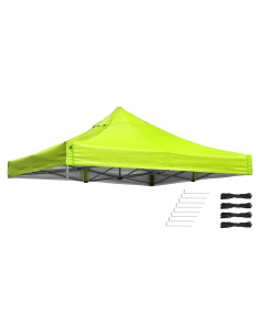 Cubierta Superior para Carpa 9.6x9.6ft Instahibit UV50+ Verde