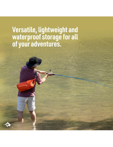 Bolsa Secadora Ligera Sea to Summit 8L Verde Oliva Impermeable