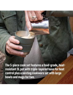 Juego de cocina para campamento Sea to Summit 5 piezas 3L 2