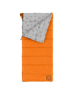 Saco de Dormir Juvenil CORE 50 Grados Naranja 1 Persona