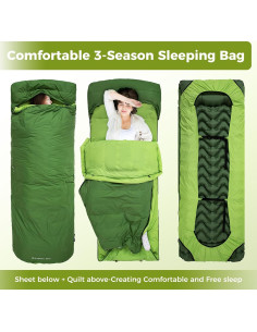 Saco de dormir ATEPA BULWARK 300 4 estaciones 1.18 kg 2