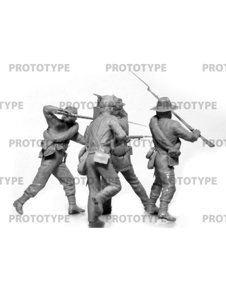 Kit de Modelo ICM 35024 Infantería Confederada 1:35 Kit de Modelo ICM 35024 Infantería Confederada 1:35