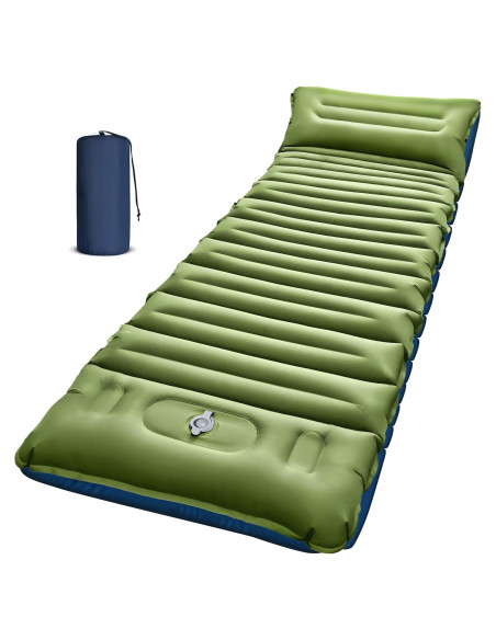 Colchoneta de Camping Myxslop 12 cm Gruesa Inflable con Almohada