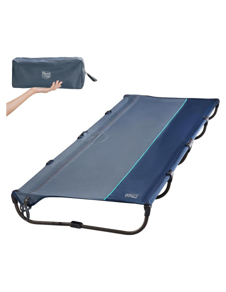 Cama de Camping Plegable Timber Ridge 190x66cm Azul Cama de Camping Plegable Timber Ridge 190x66cm Azul
