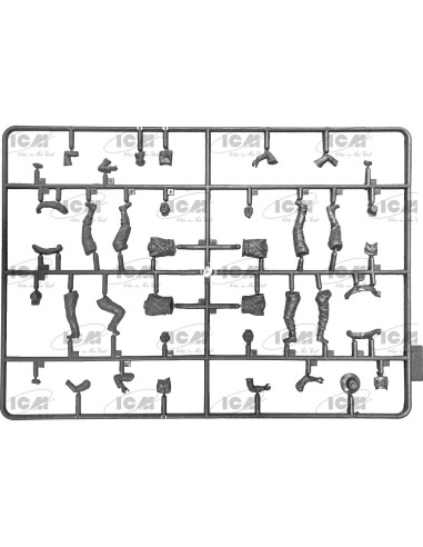 Kit de Modelo ICM 35024 Infantería Confederada 1:35