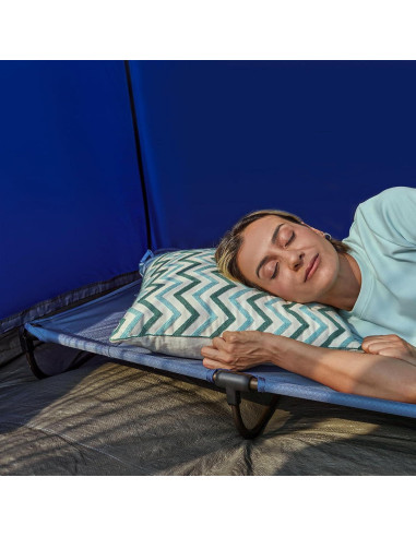 Cama de Camping Plegable Timber Ridge 190x66cm Azul