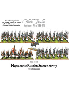 Ejército Ruso Guerras Napoleónicas Warlord 96 Miniaturas 28mm 2