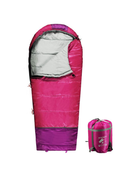 Saco de Dormir Tipo Momia REDCAMP para Niños 0-15C Rosa